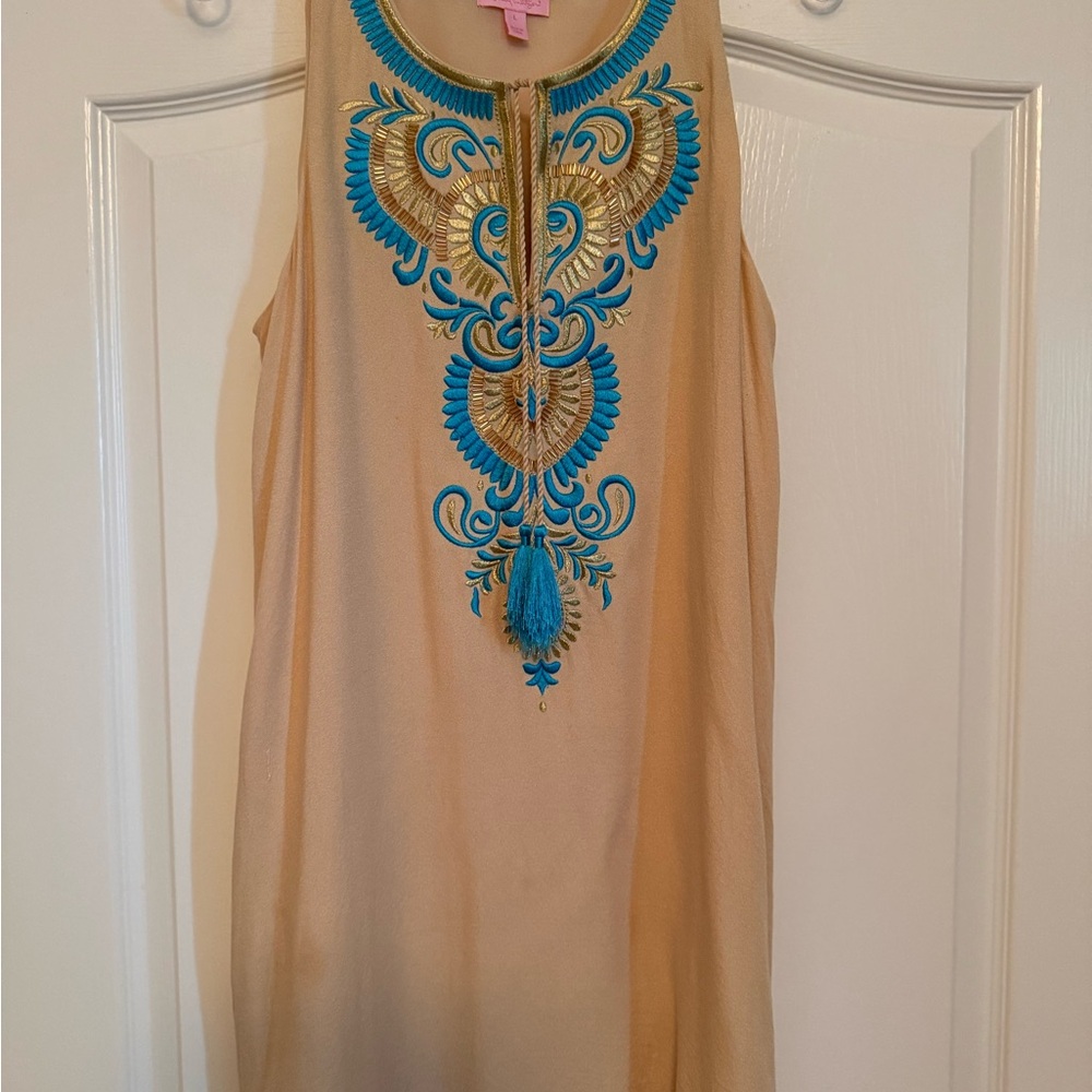 Lilly Pulitzer Embroidered Sleeveless Dress